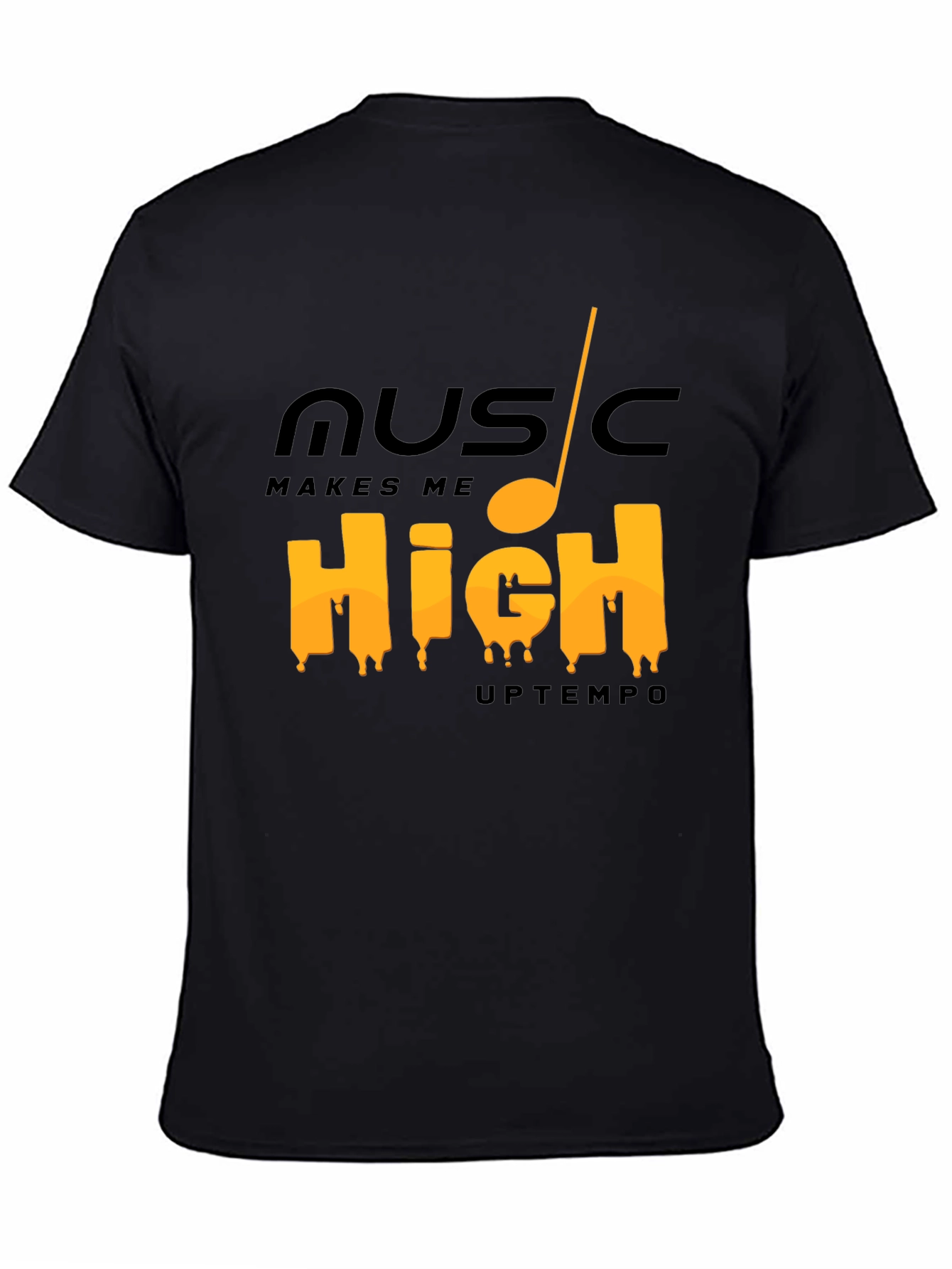 Music Makes Me High Tee - Trendy Graphic T-Shirt