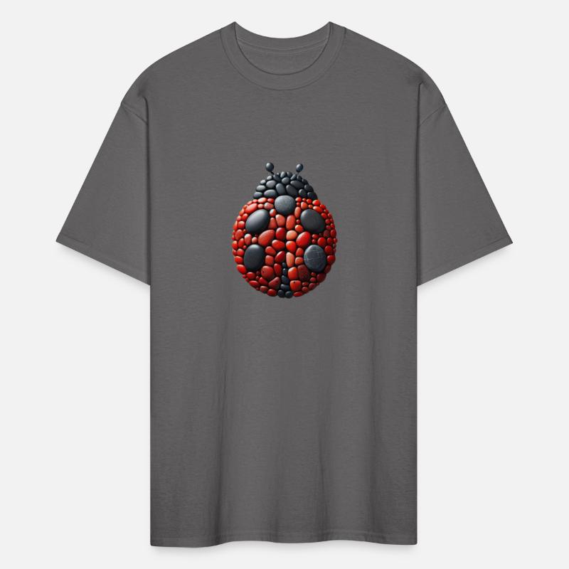 Ladybug Pebble Art