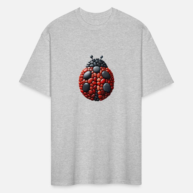 Ladybug Pebble Art