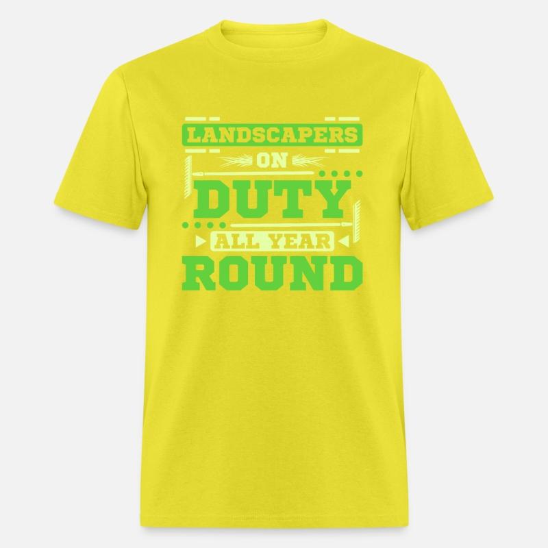 Landscaper on duty all year round