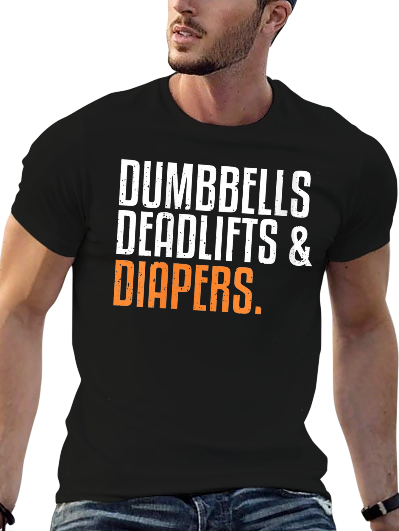 Dumbbells Deadlifts & Diapers T-Shirt