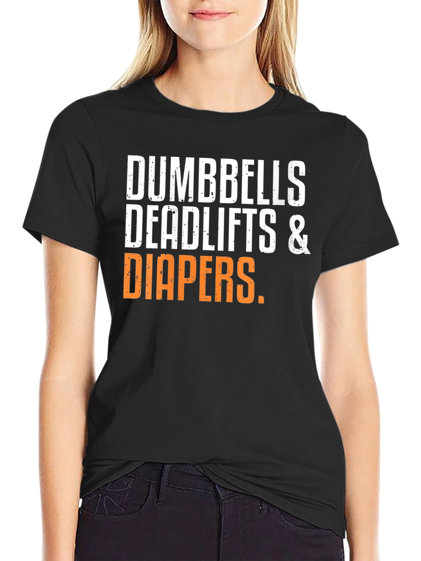 Dumbbells Deadlifts & Diapers T-Shirt