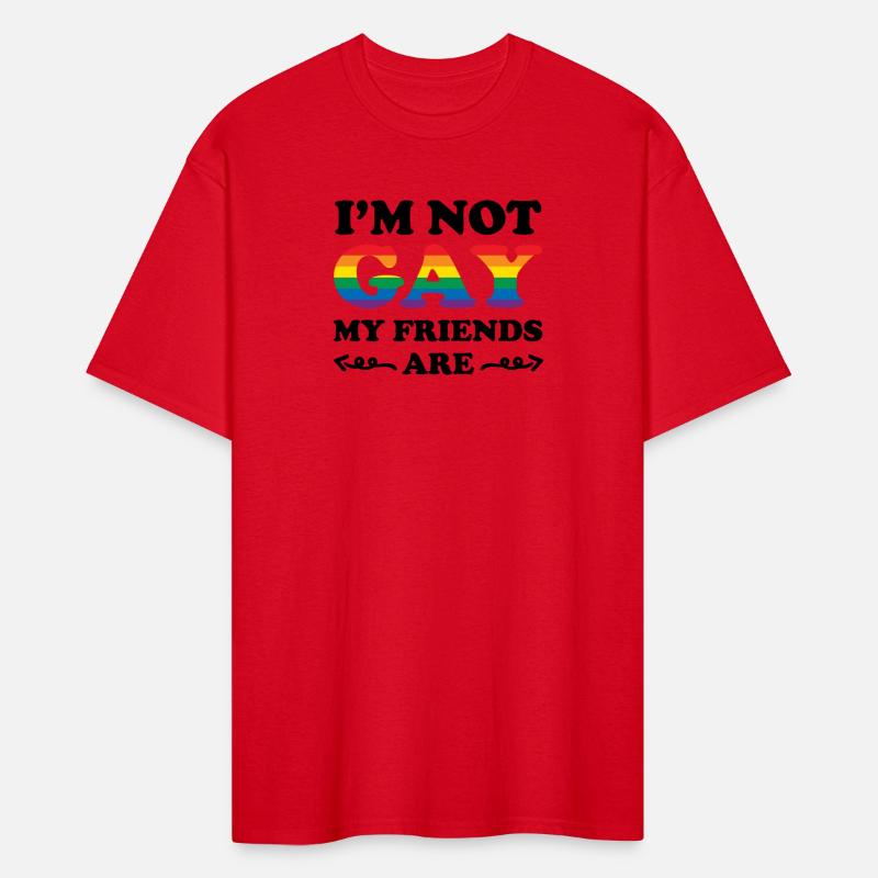 LGBTQ Pride Ally I'm Not Gay My Friends Are Gag