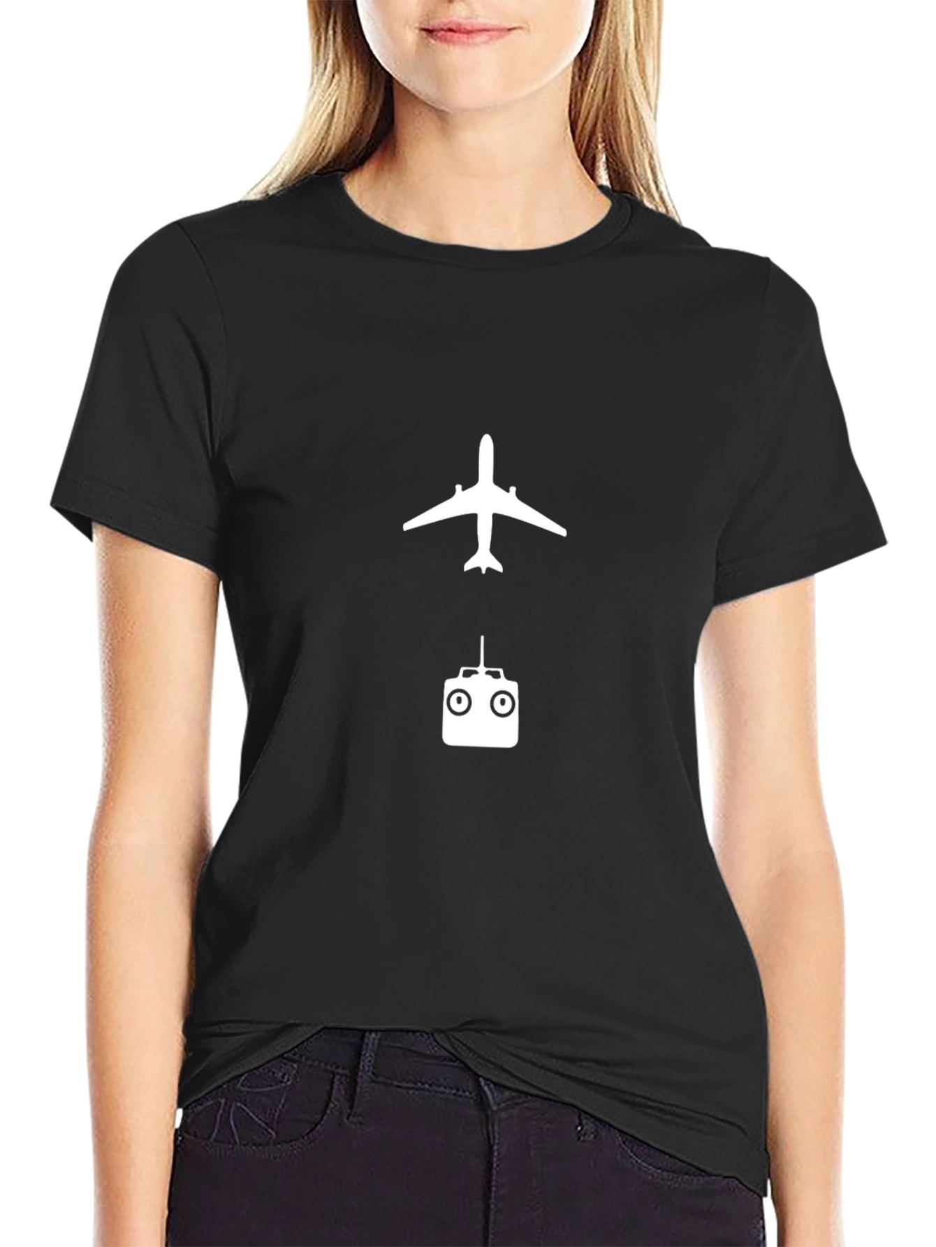 Airplane & Remote Tee - Hobbyist Apparel