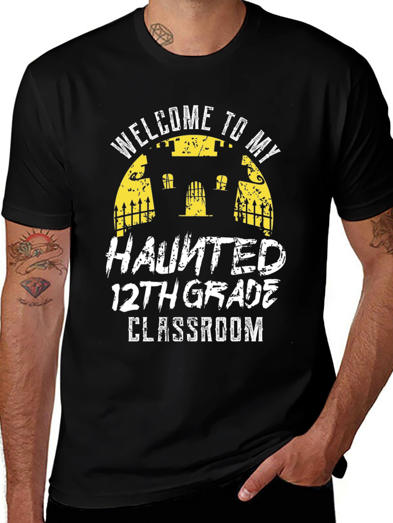 Haunted 12th Grade Classroom T-Shirt