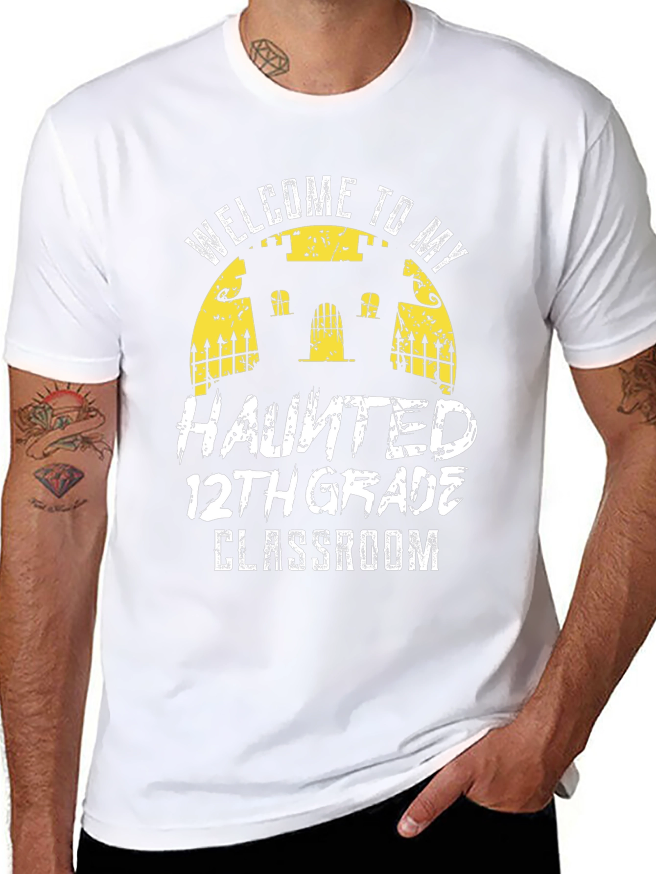 Haunted 12th Grade Classroom T-Shirt