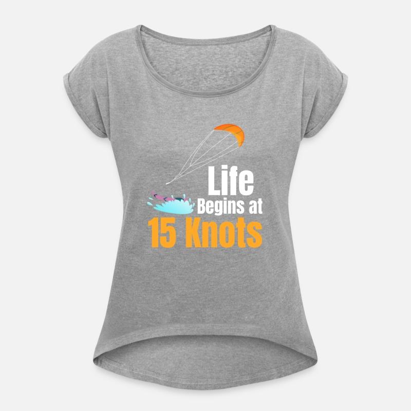 Life Begins At 15 Knots Funny Kitesurfing