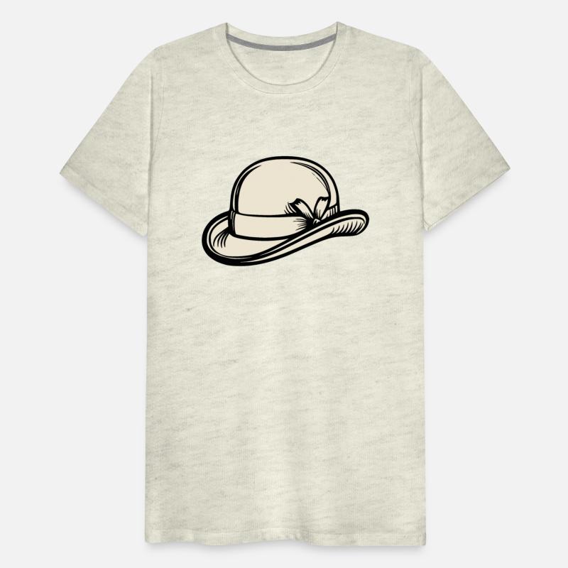 Line art of a Bowler hat