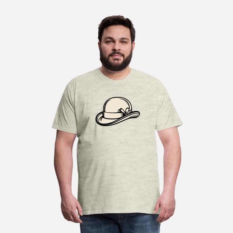 Line art of a Bowler hat