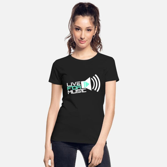 Live for Music Life Text Letter Quote Saying Party