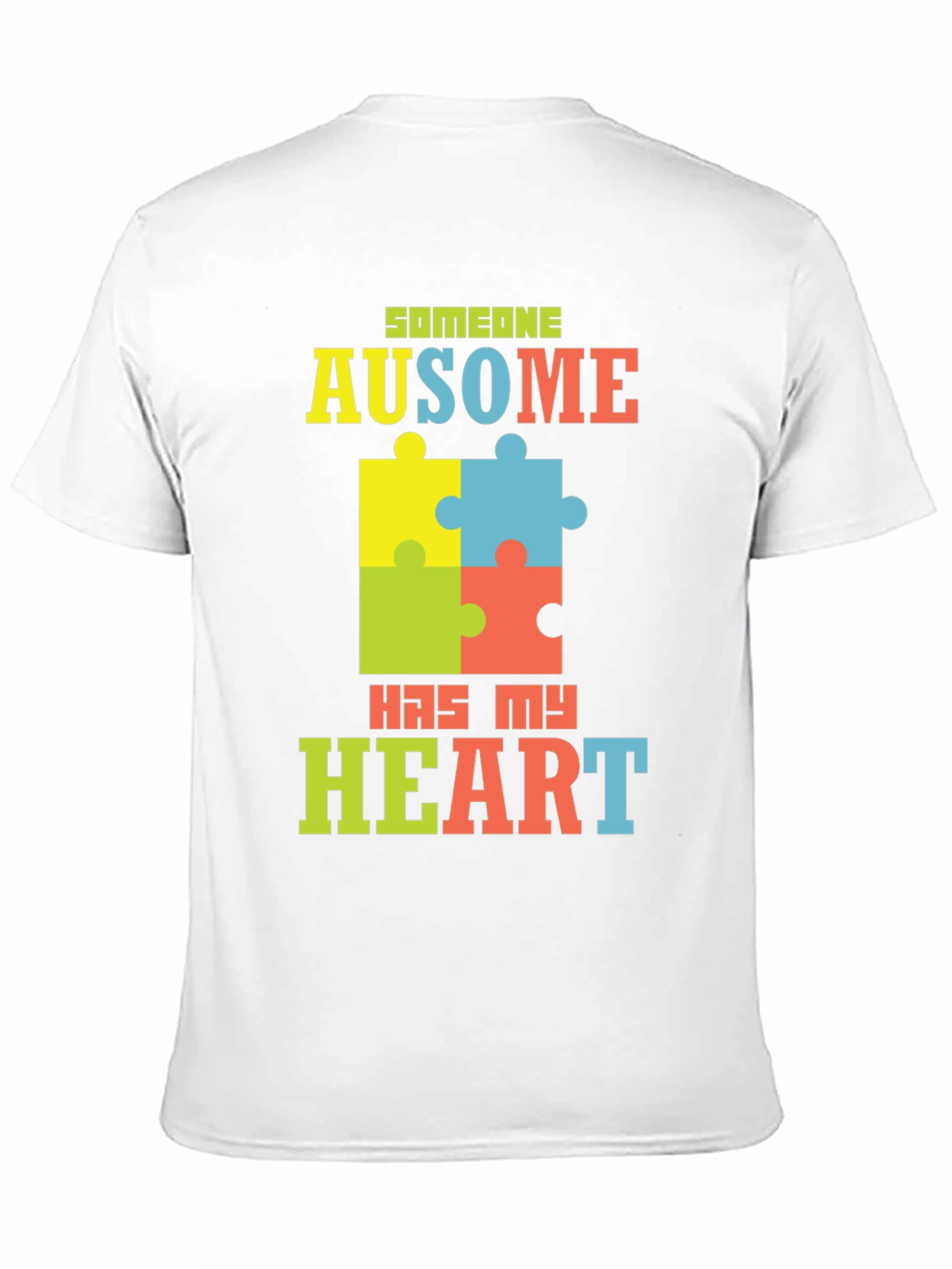 Autism Awareness Puzzle Piece Graphic Tee