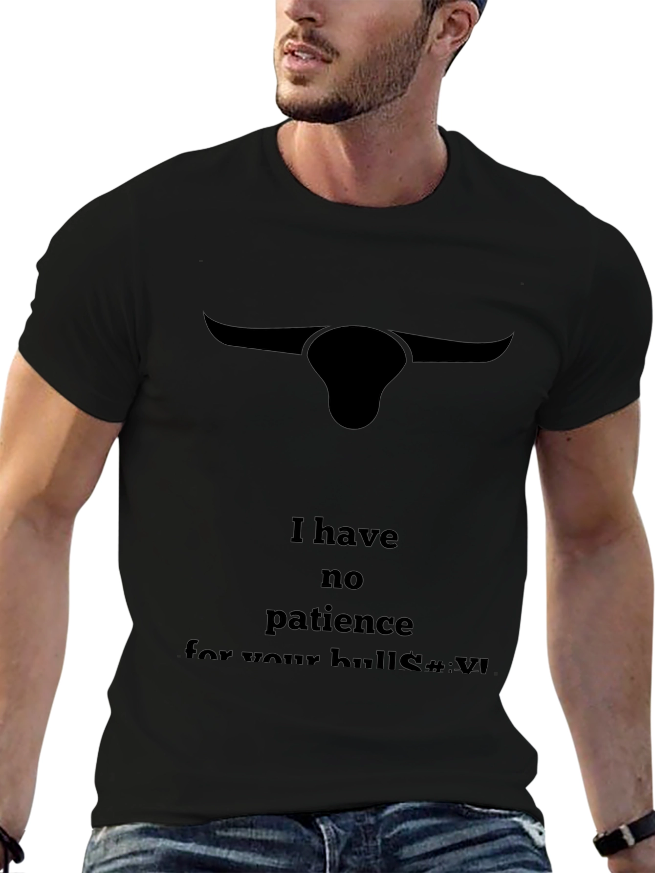 Sarcastic Bull T-Shirt - I Have No Patience