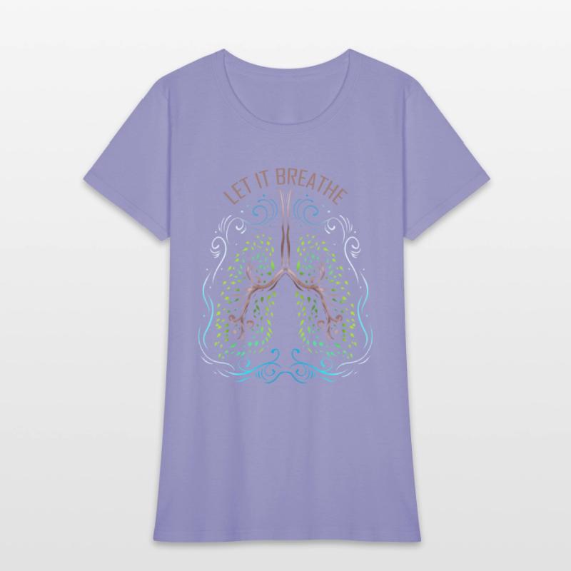 Logo Let It Breath - Green Lung Out Of Trees For