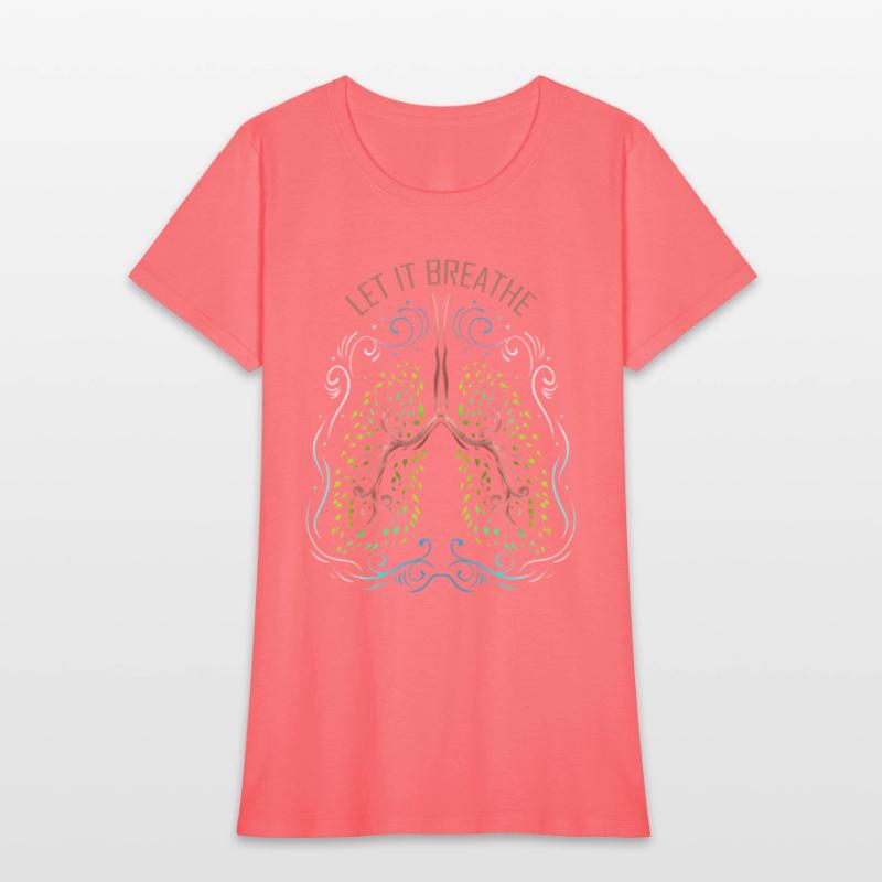 Logo Let It Breath - Green Lung Out Of Trees For