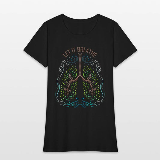 Logo Let It Breath - Green Lung Out Of Trees For