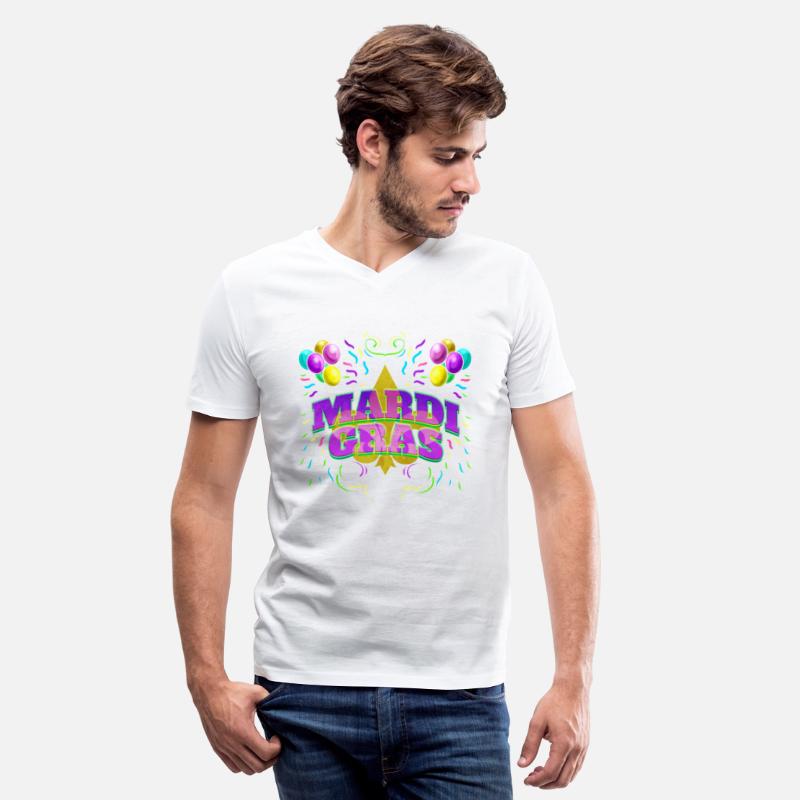 Logo With Ballons and Fleur De Lis For Mardi Gras