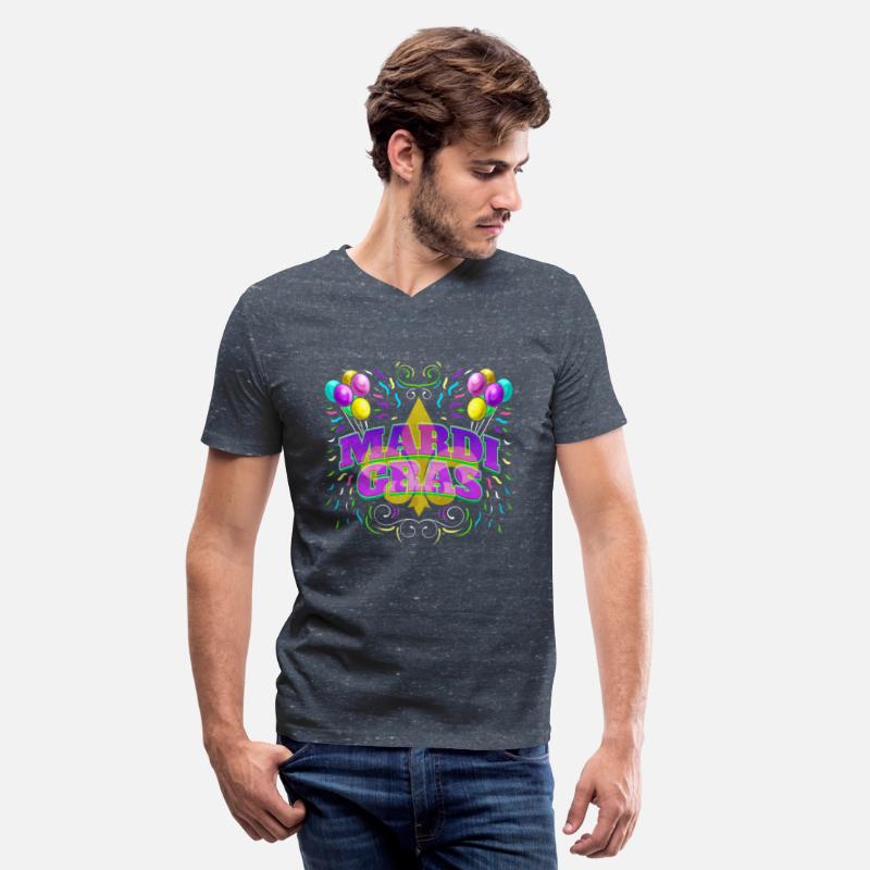 Logo With Ballons and Fleur De Lis For Mardi Gras