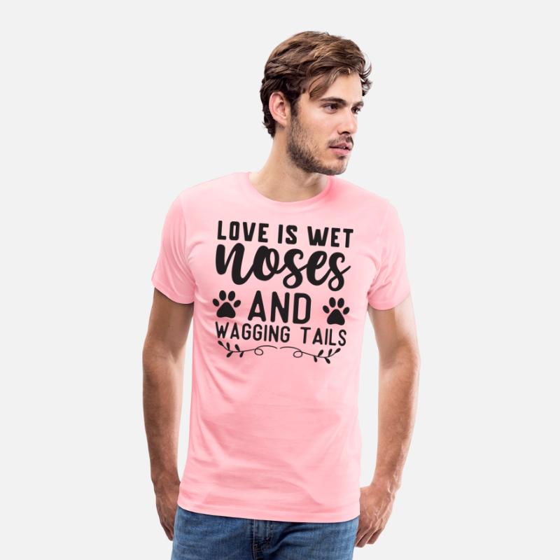 Love is wet noses and wagging tails