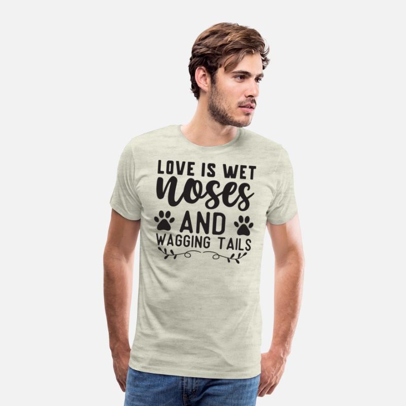Love is wet noses and wagging tails