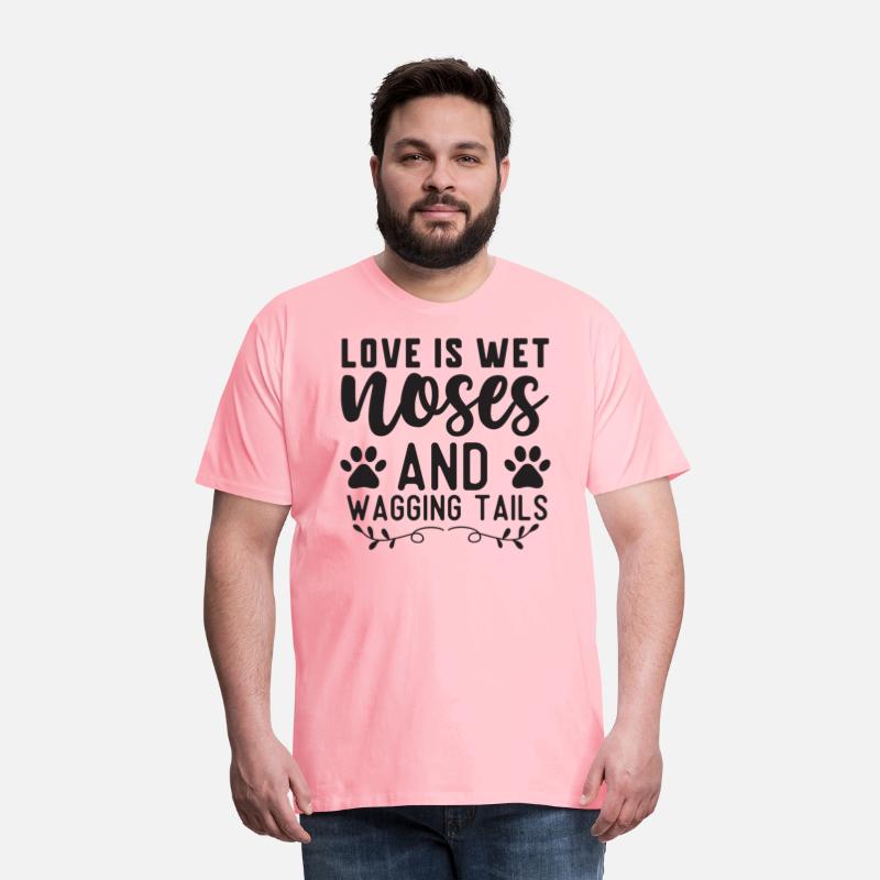 Love is wet noses and wagging tails