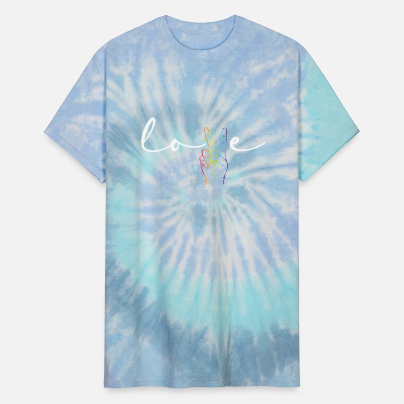 Love Peace Sign Rainbow LGBT Gay Pride