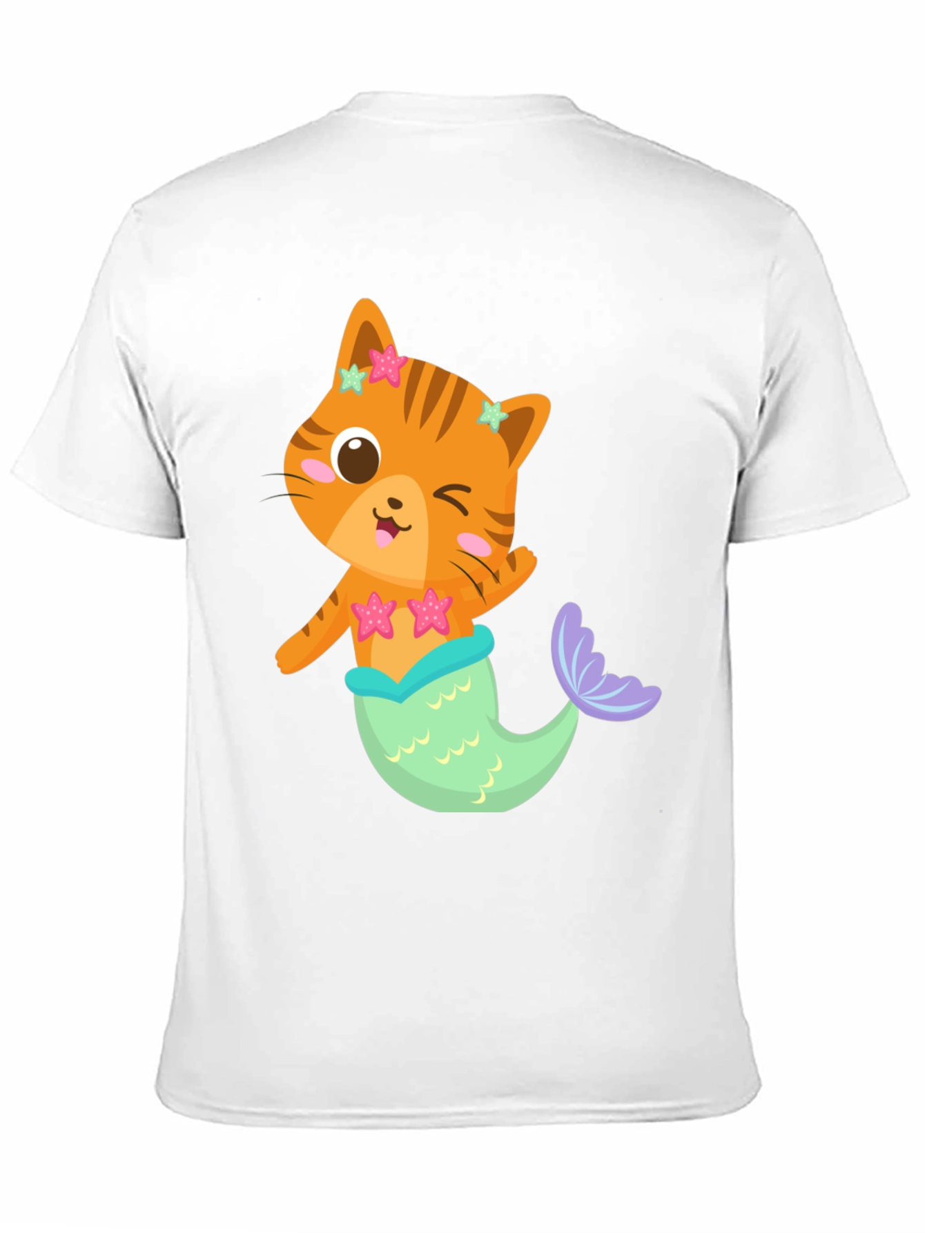 Cat Mermaid Graphic T-Shirt