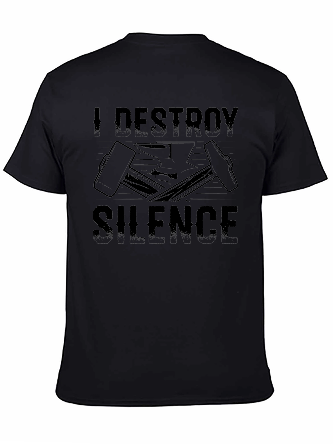 I Destroy Silence Blacksmith T-Shirt