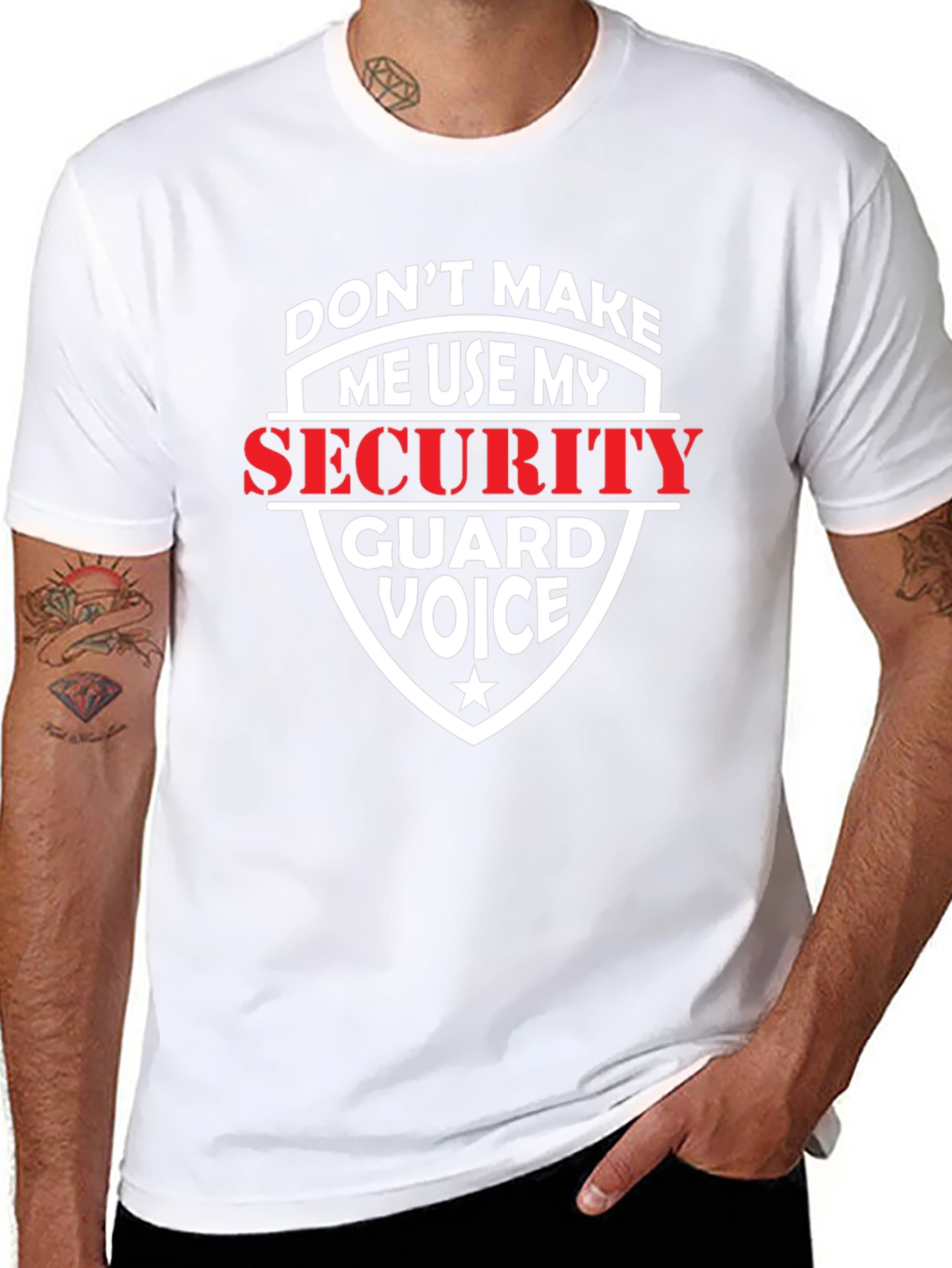 Security Guard Voice Graphic T-Shirt