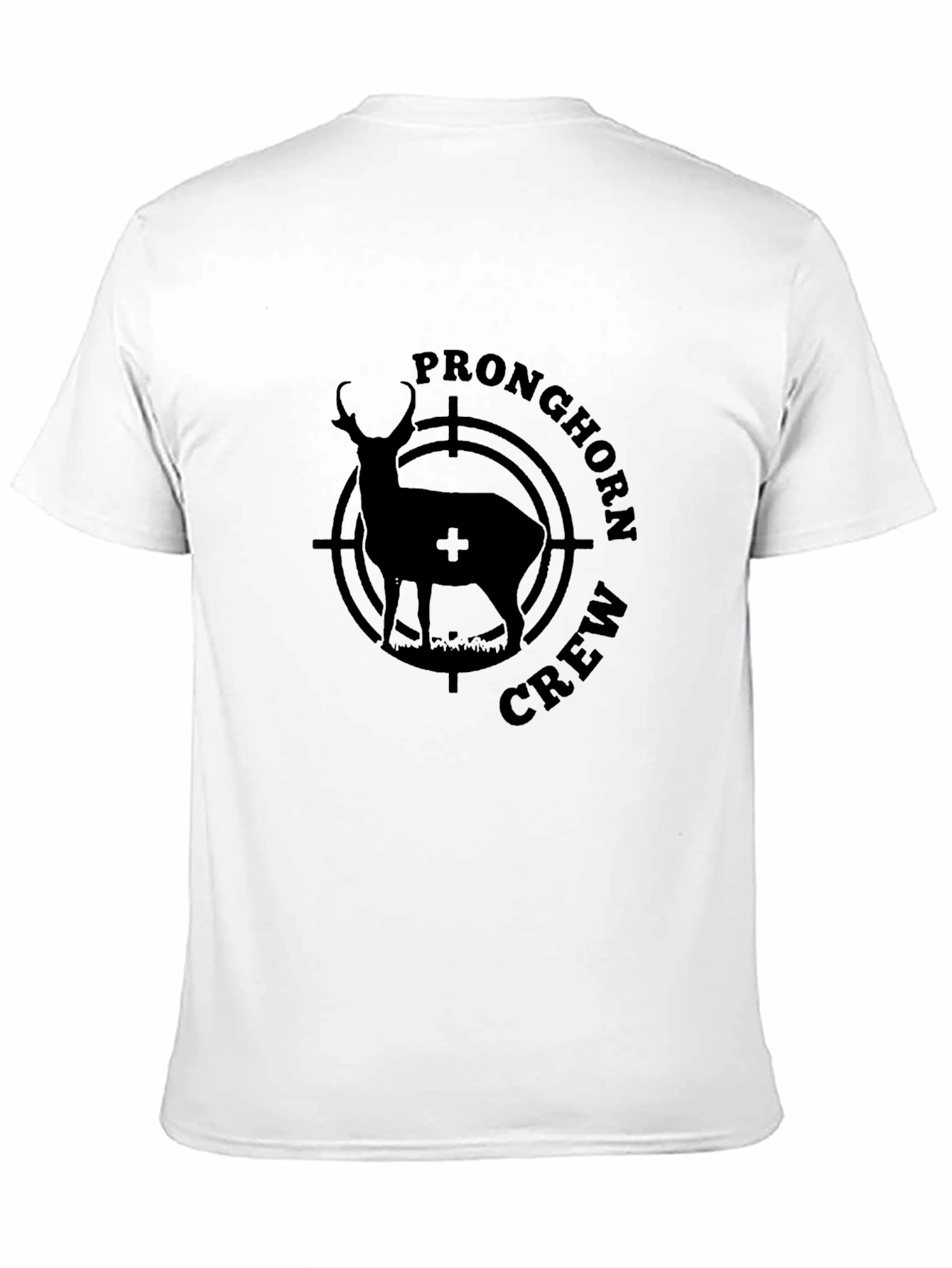 Pronghorn Crew Black Graphic T-Shirt