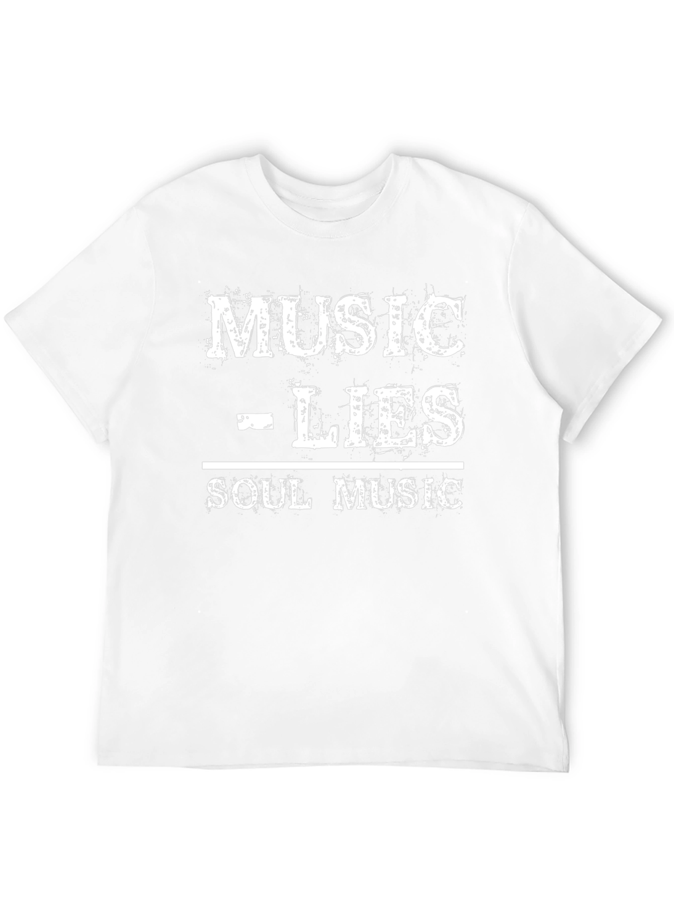 Music Lies Soul Music Black Graphic T-Shirt