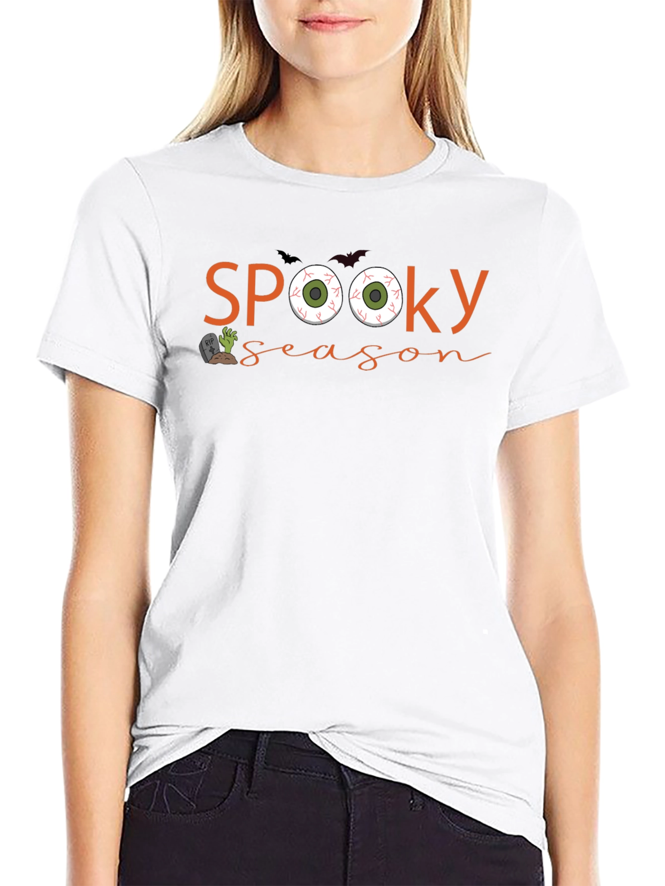 Spooky Season Graphic Tee - Halloween Style