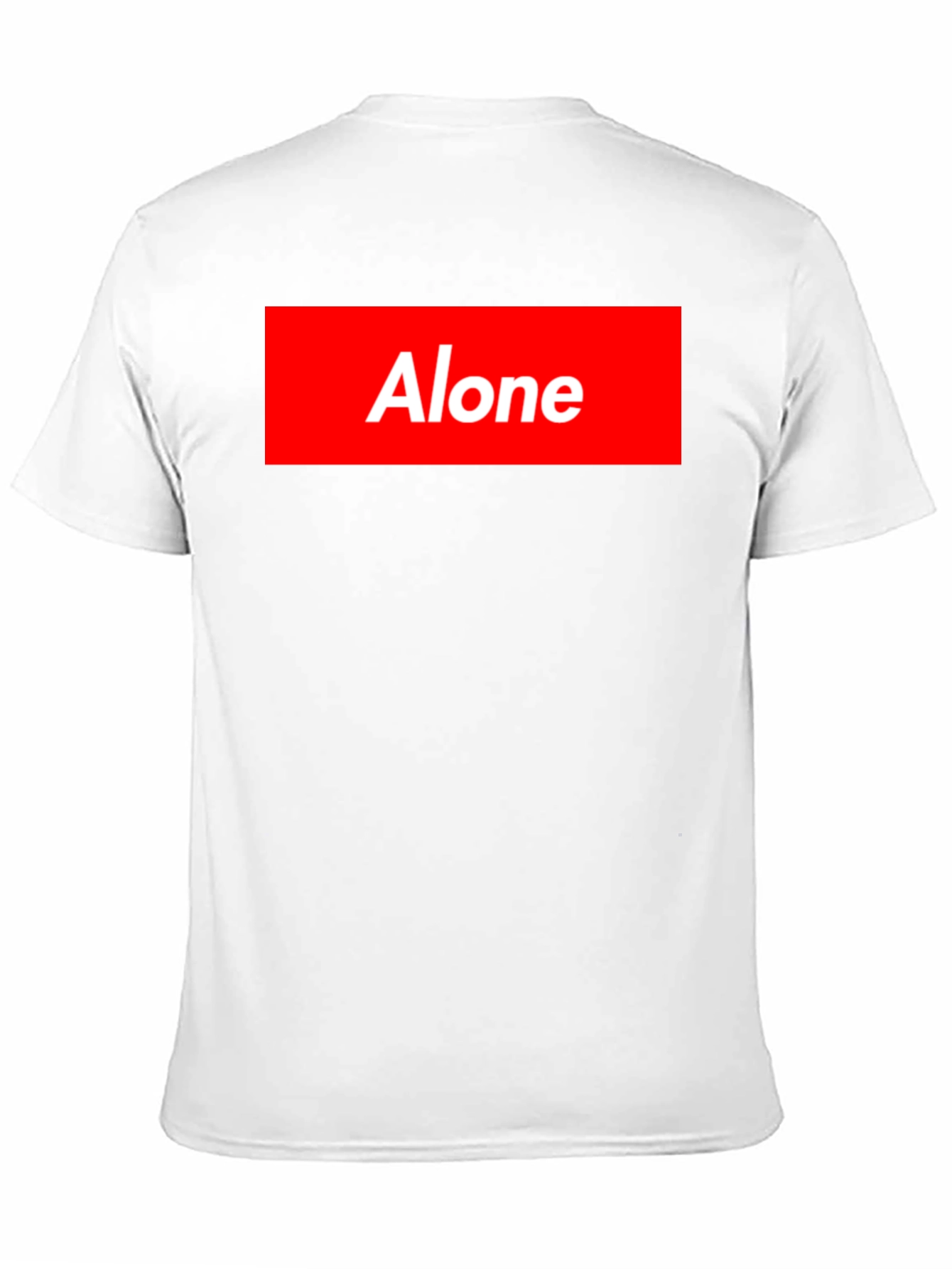 Alone Graphic Tee - Supreme Inspired Black T-Shirt