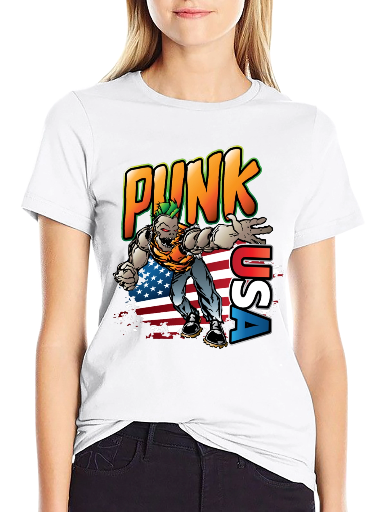 Punk USA Graphic T-Shirt