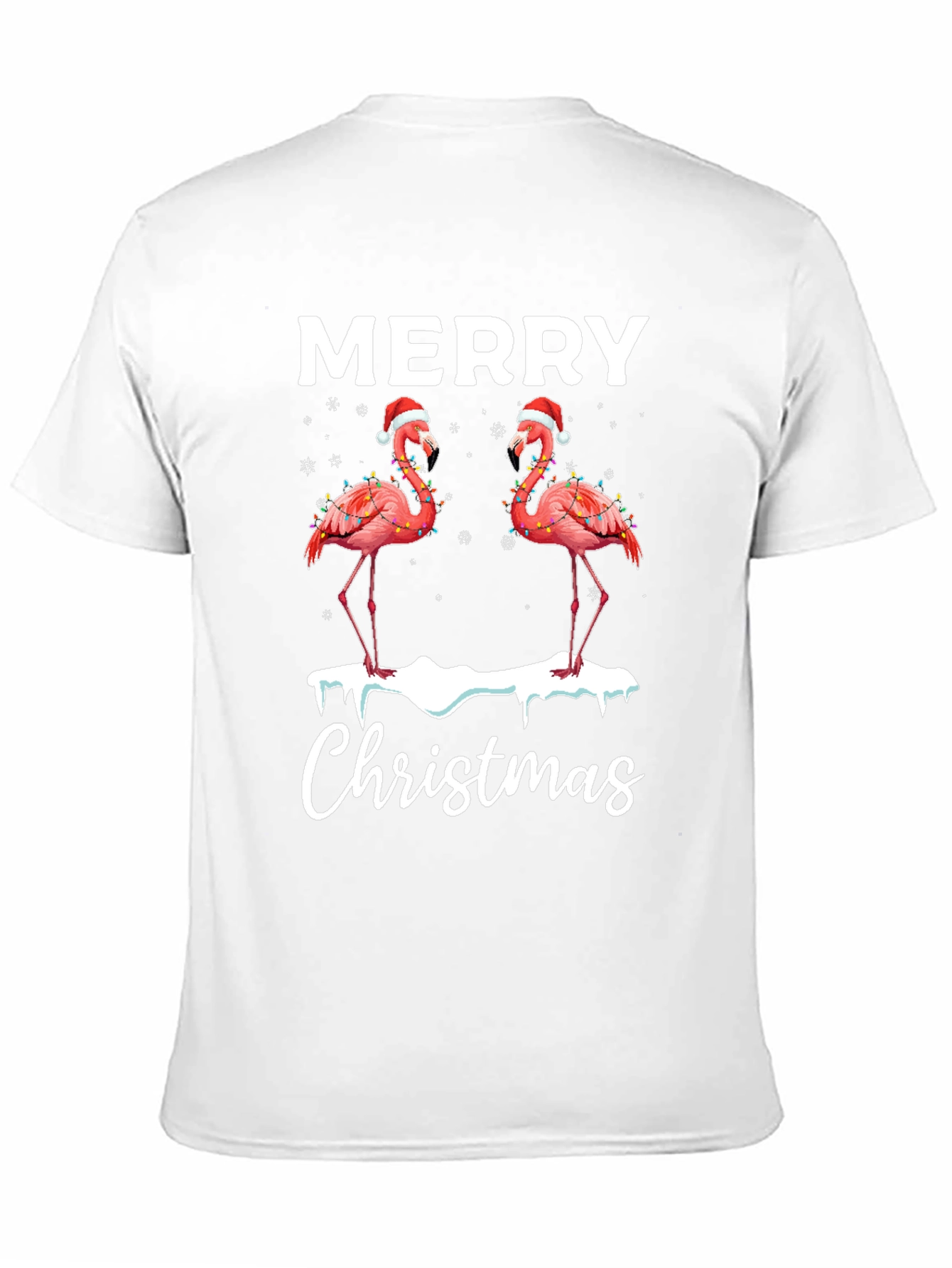Merry Christmas Flamingo T-Shirt