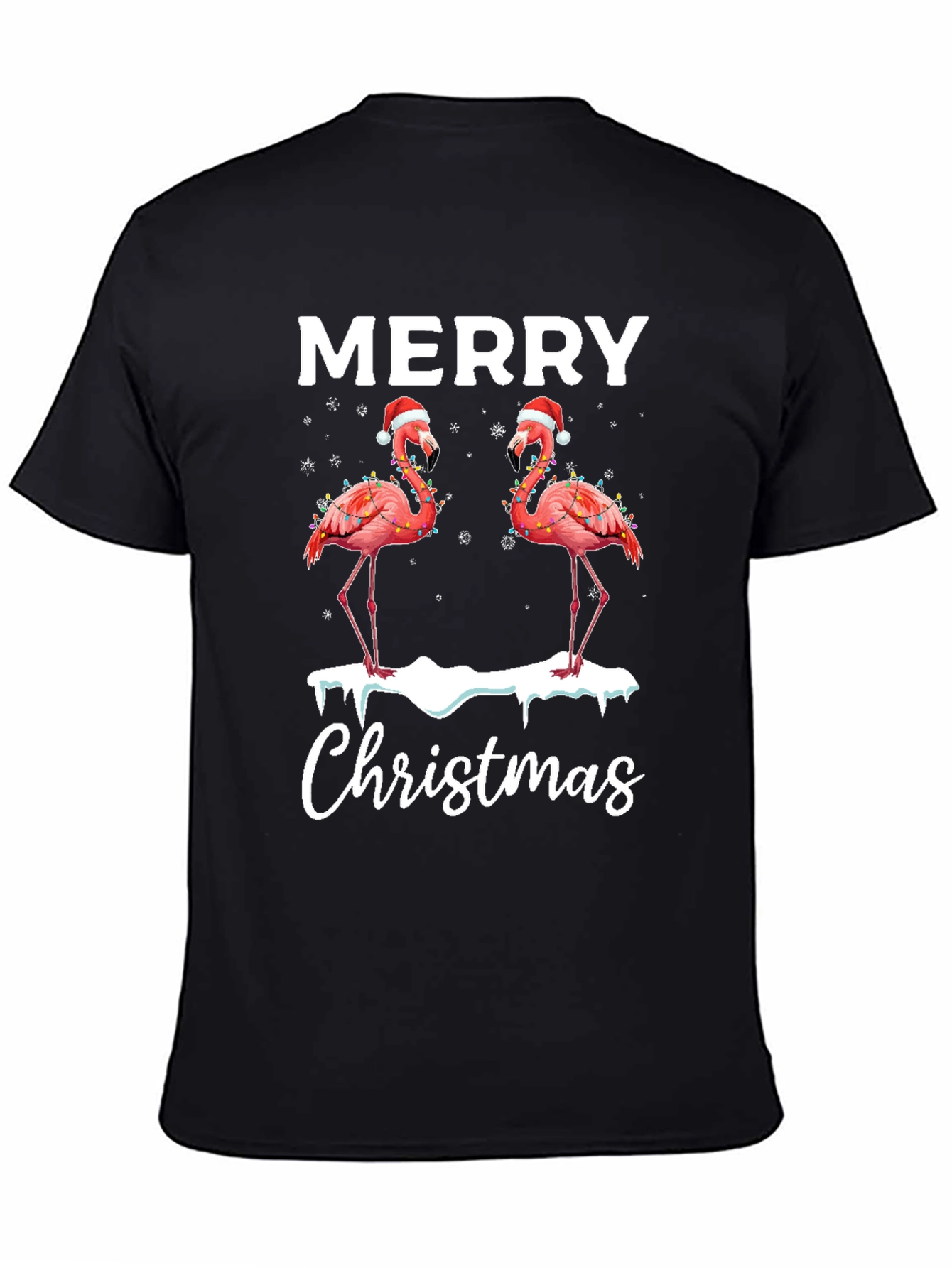 Merry Christmas Flamingo T-Shirt