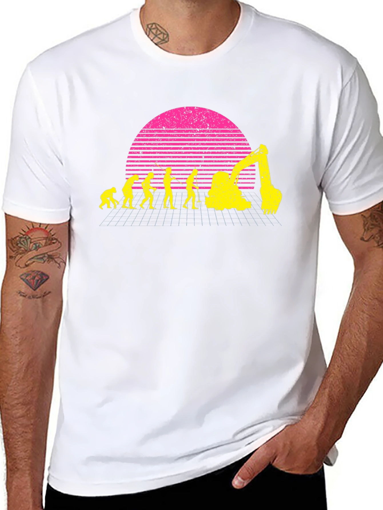 Construction Evolution T-Shirt - Black