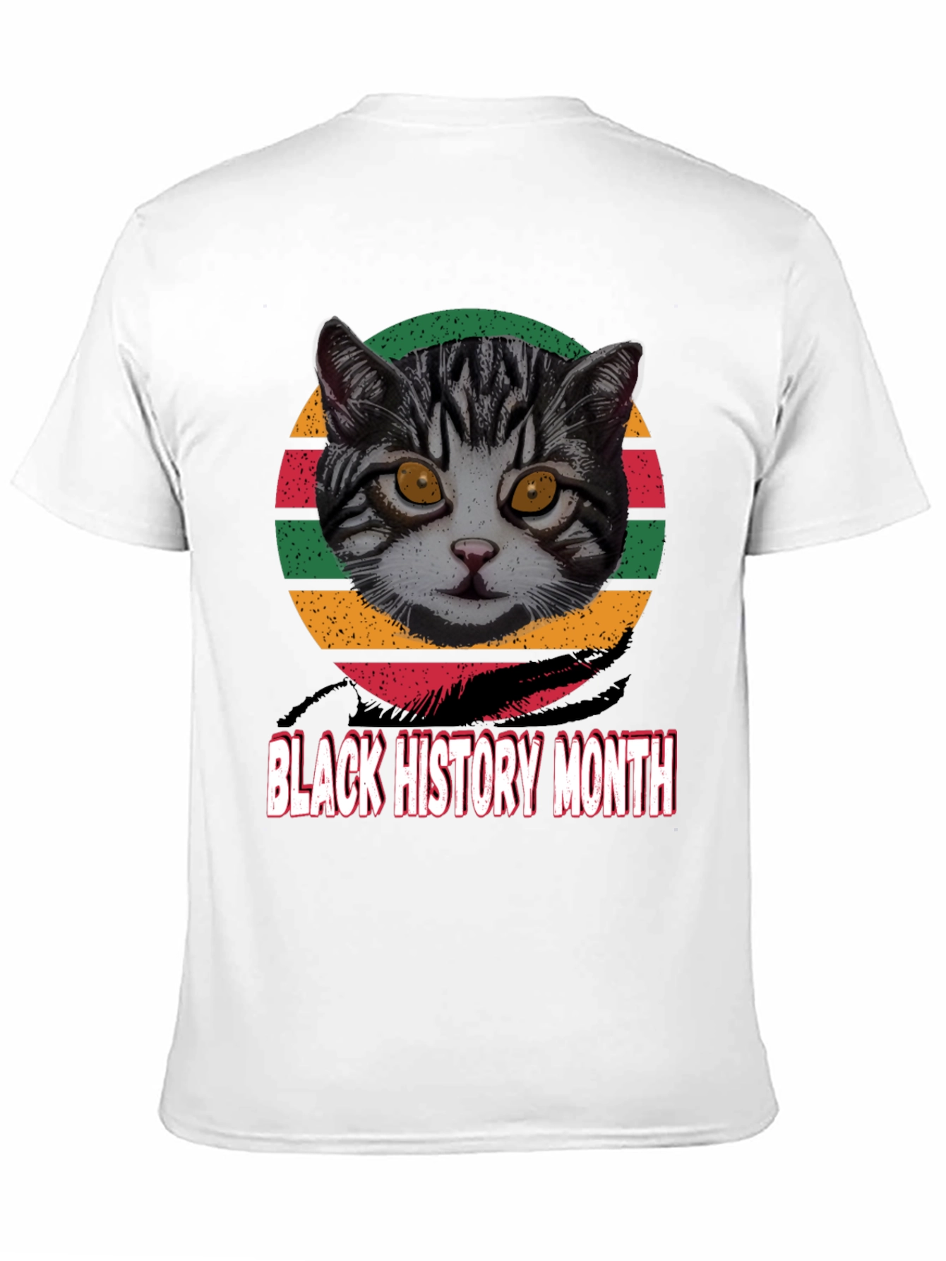 Black History Month Cat T-Shirt