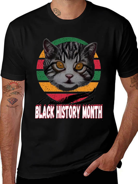 Black History Month Cat T-Shirt