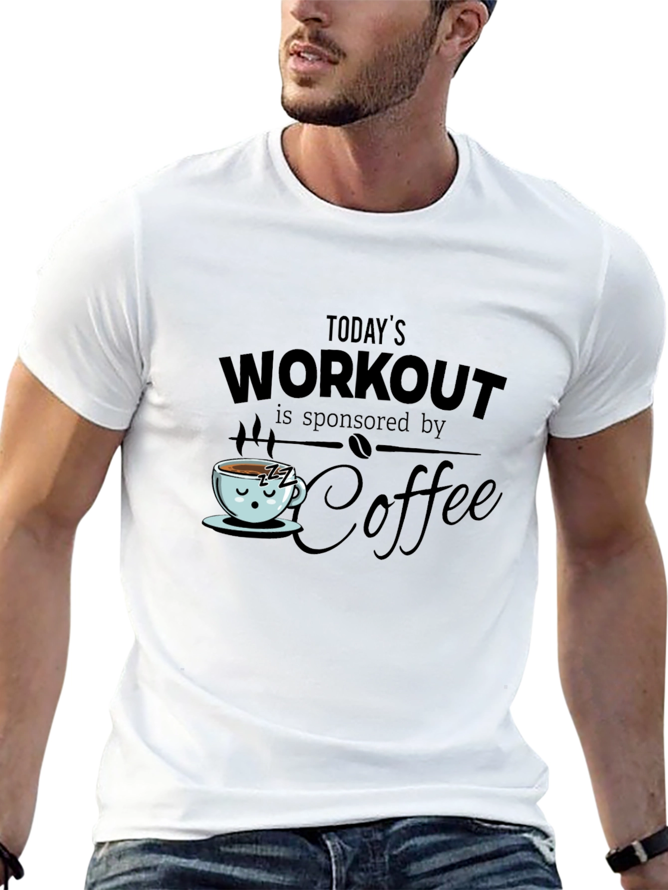 Workout Sponsored by Coffee T-Shirt