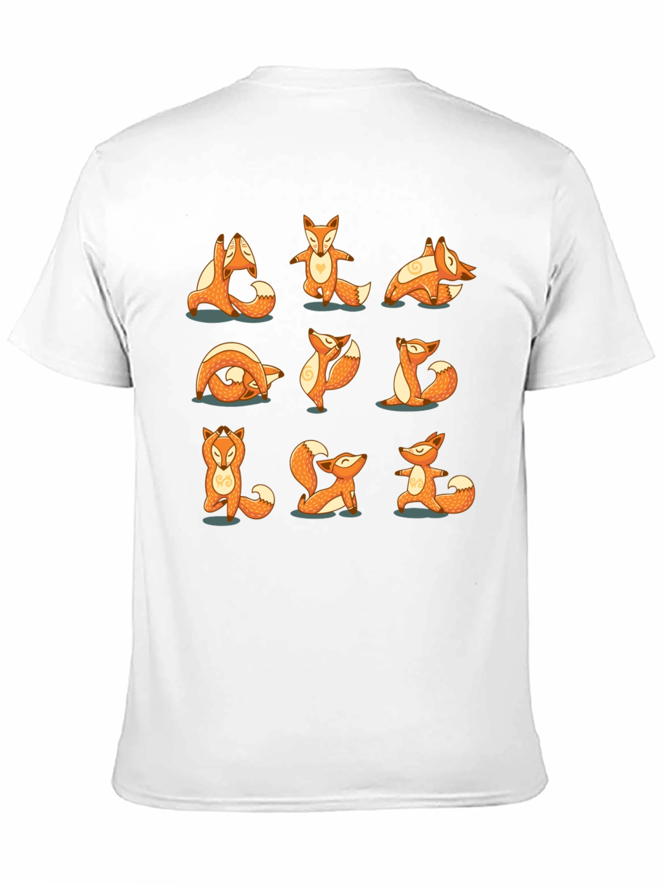 Yoga Fox T-Shirt: Peaceful Poses