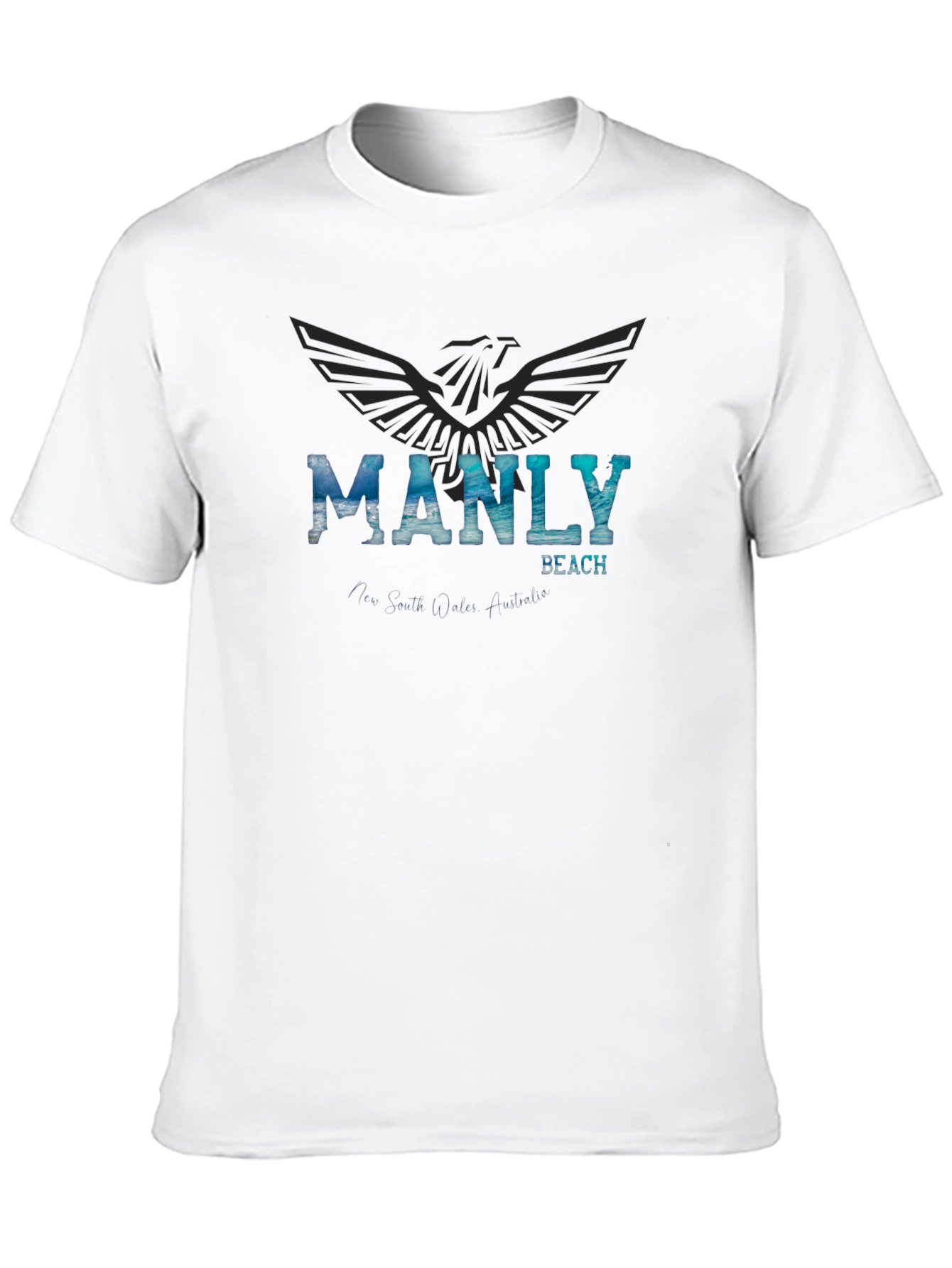 Manly Beach Graphic T-Shirt