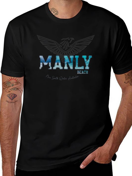 Manly Beach Graphic T-Shirt