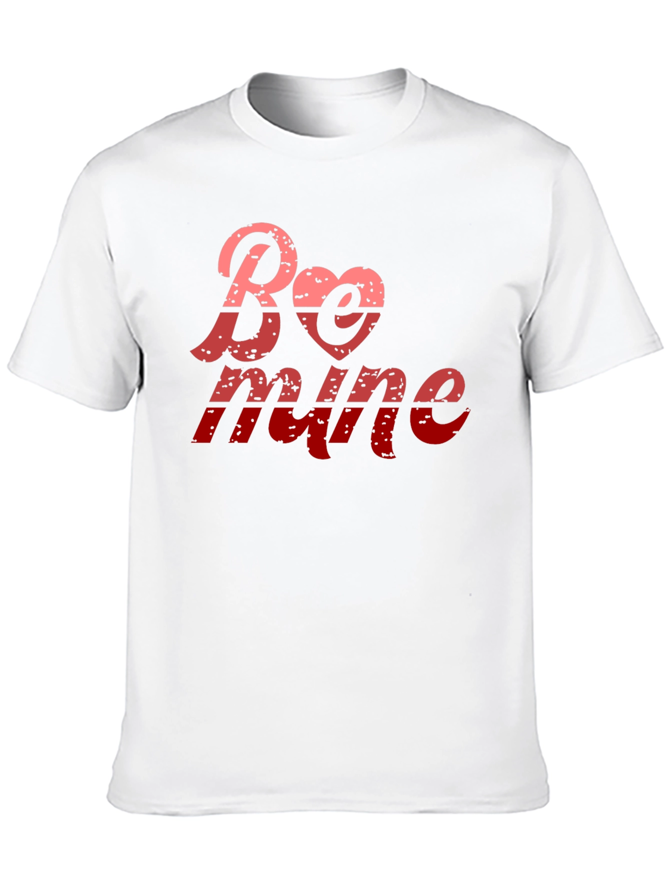 Be Mine Valentines Day Black T-Shirt