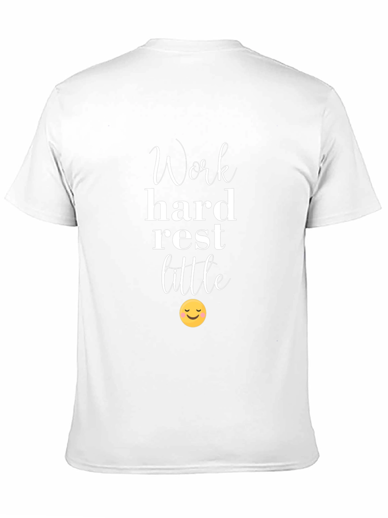 Work Hard Rest Little Black Graphic T-Shirt