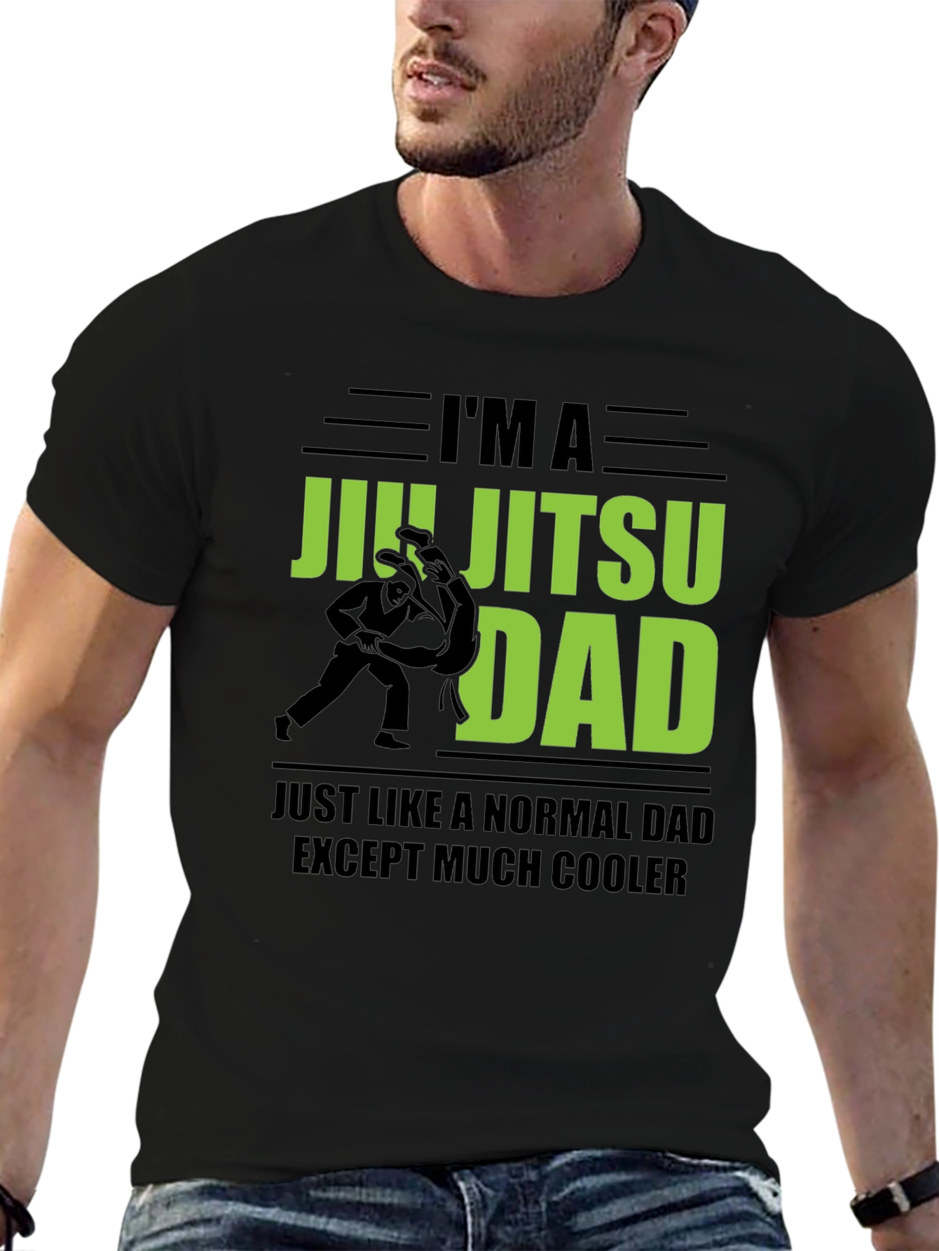 Jiu Jitsu Dad T-Shirt - Cool Dad Edition