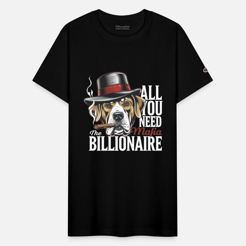 Mafia Dog billionaire minded mafia Vibes, T-shirt