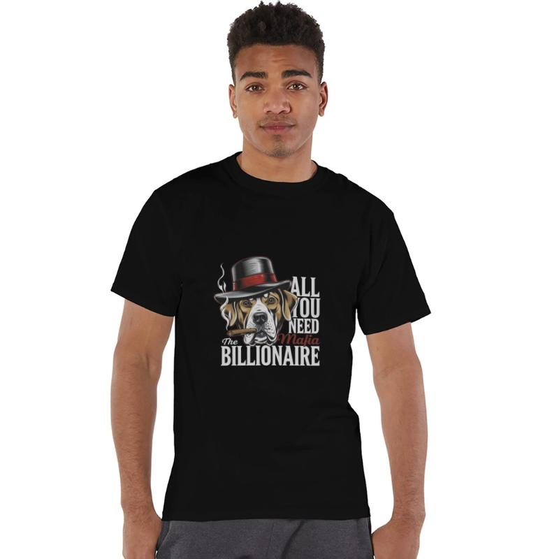 Mafia Dog billionaire minded mafia Vibes, T-shirt