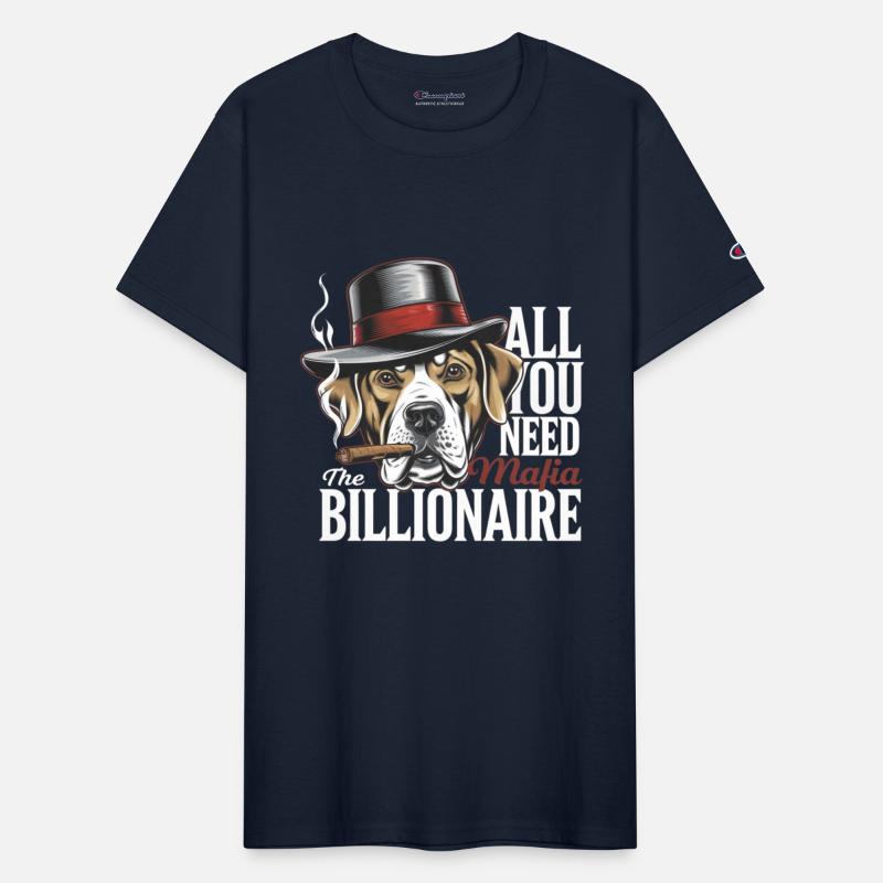 Mafia Dog billionaire minded mafia Vibes, T-shirt