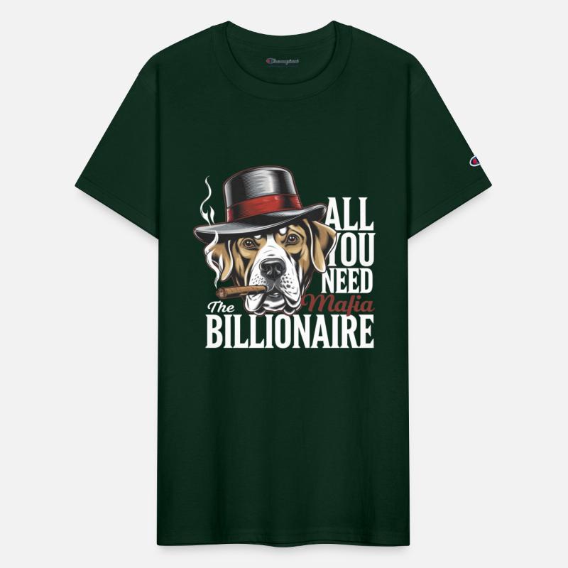 Mafia Dog billionaire minded mafia Vibes, T-shirt