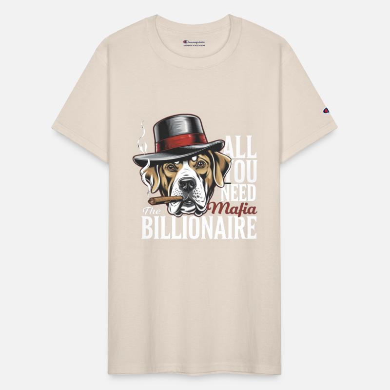 Mafia Dog billionaire minded mafia Vibes, T-shirt